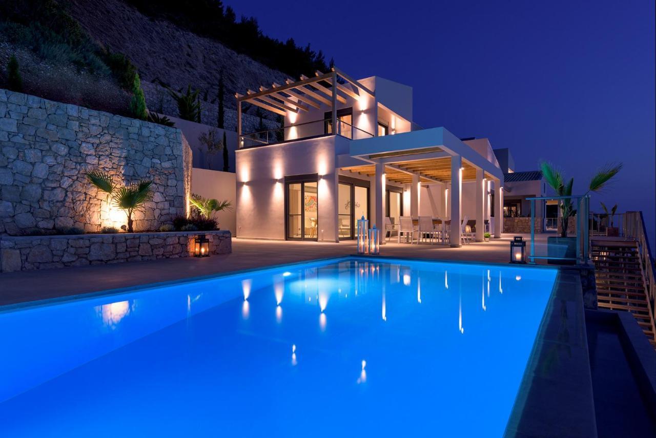 Kathisma Bay Villas - Luxury Villas- Villa Oceanos Kalamítsi Esterno foto