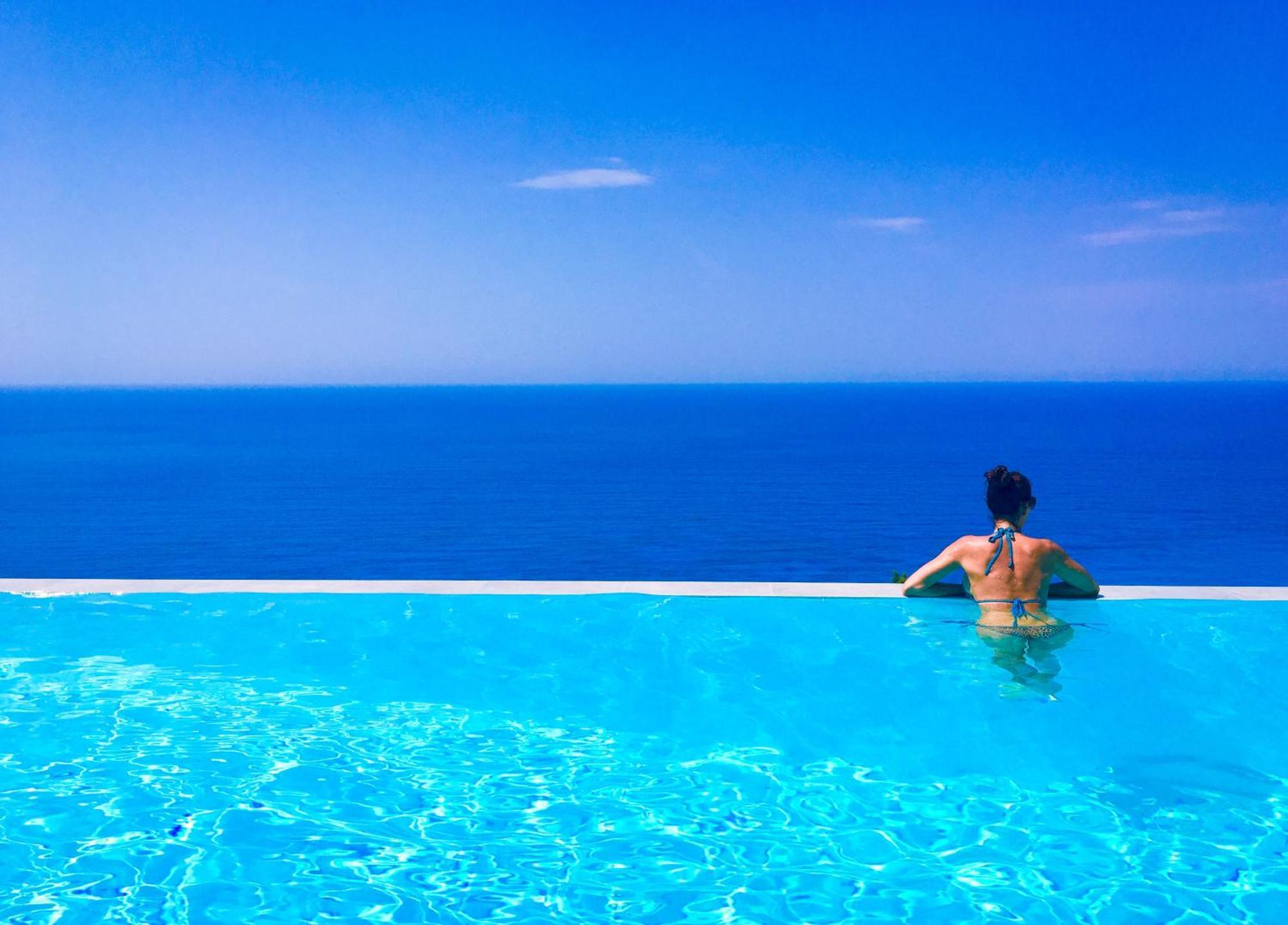 Kathisma Bay Villas - Luxury Villas- Villa Oceanos Kalamítsi Esterno foto